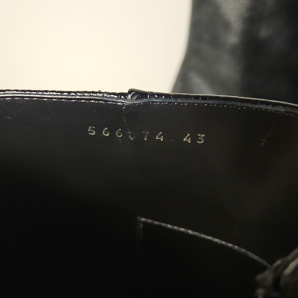 Mens Balenciaga Chrystal Bootie L20 Lizard Effect Black Calfskin Designer Shoes - Picture 11 of 16